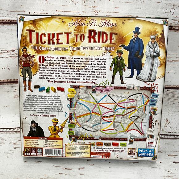 TICKET TO RIDE Board Game - Picture 2 of 2